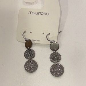 Maurices Silver Dangle Earrings